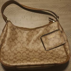 Coach Purse with small card holder